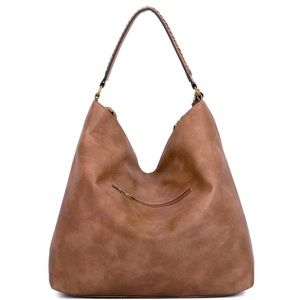Ampere Hobo Bag Tan Bohemian Vegan Leather NWT